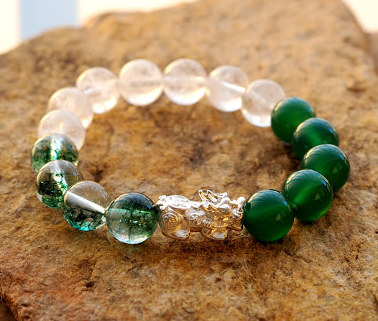 Women Pixiu charm bracelet, Pixiu bracelet gold, jade pixiu bracelet, Birth Chart, men, 24K pixiu bracelet